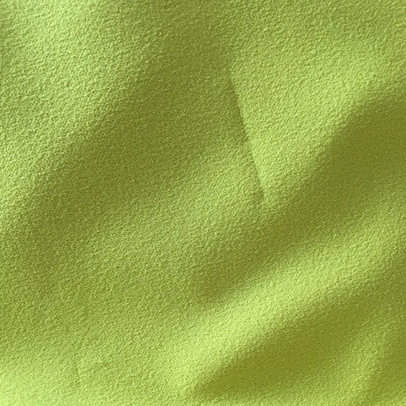 Bright & classy yellow-lime off-the-shoulder dress - Picture 4 of 4